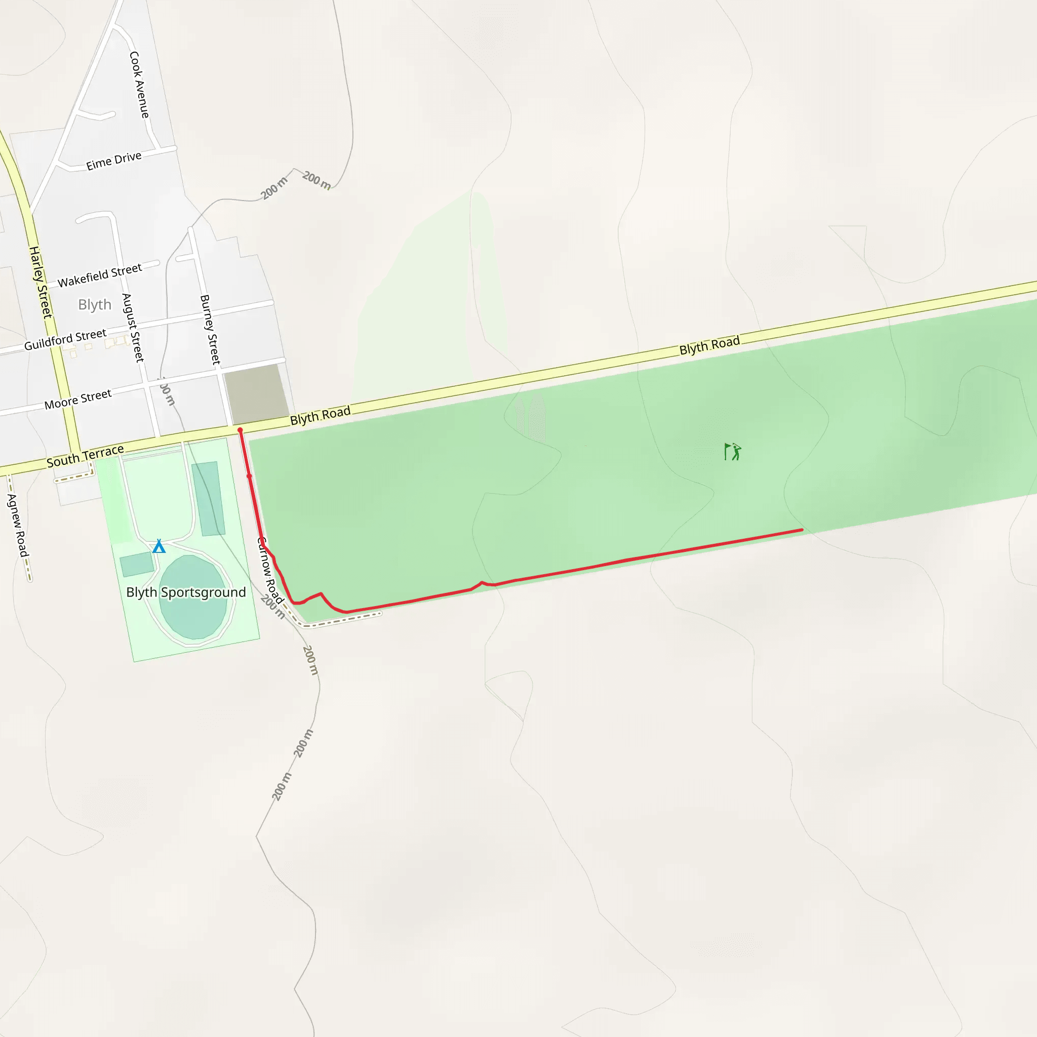 Lomandra Walking Trail mobile static map