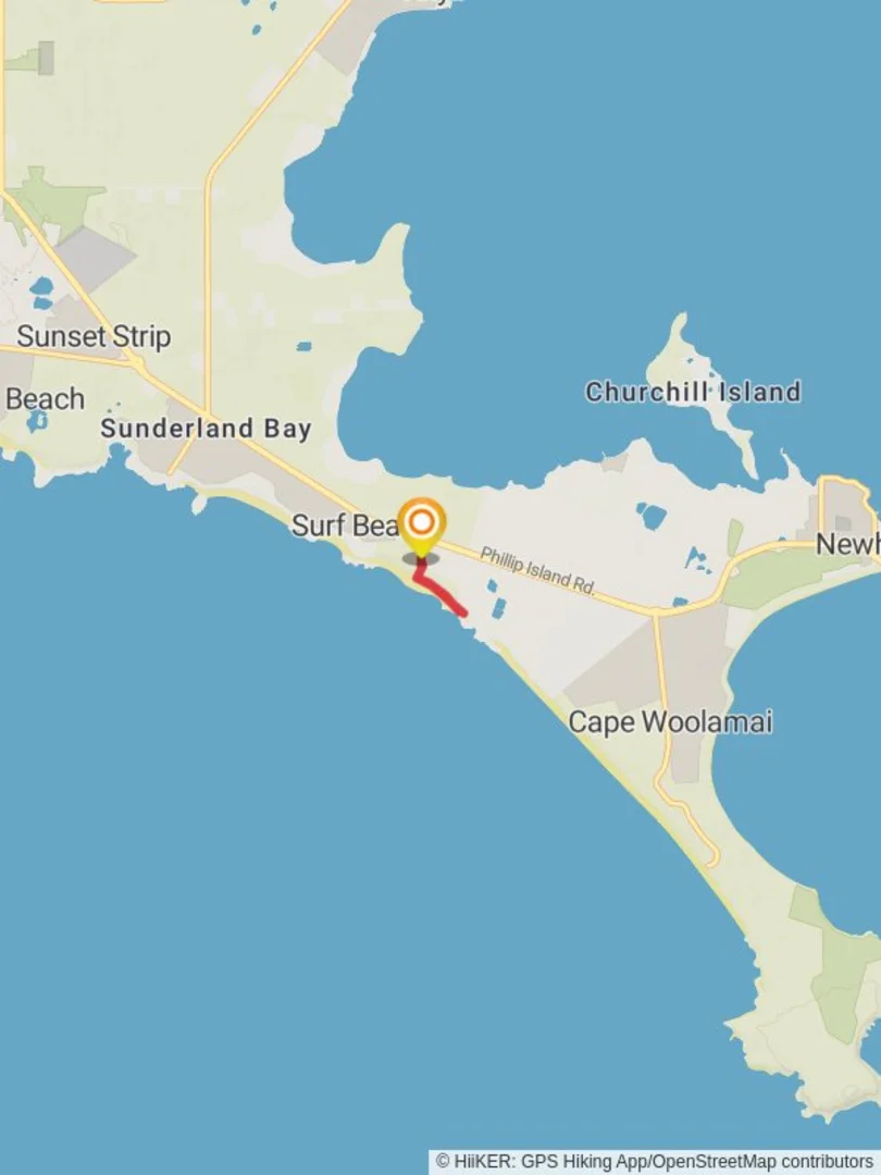 An image depicting the trail Forrest Caves Walk and its surrounding area.