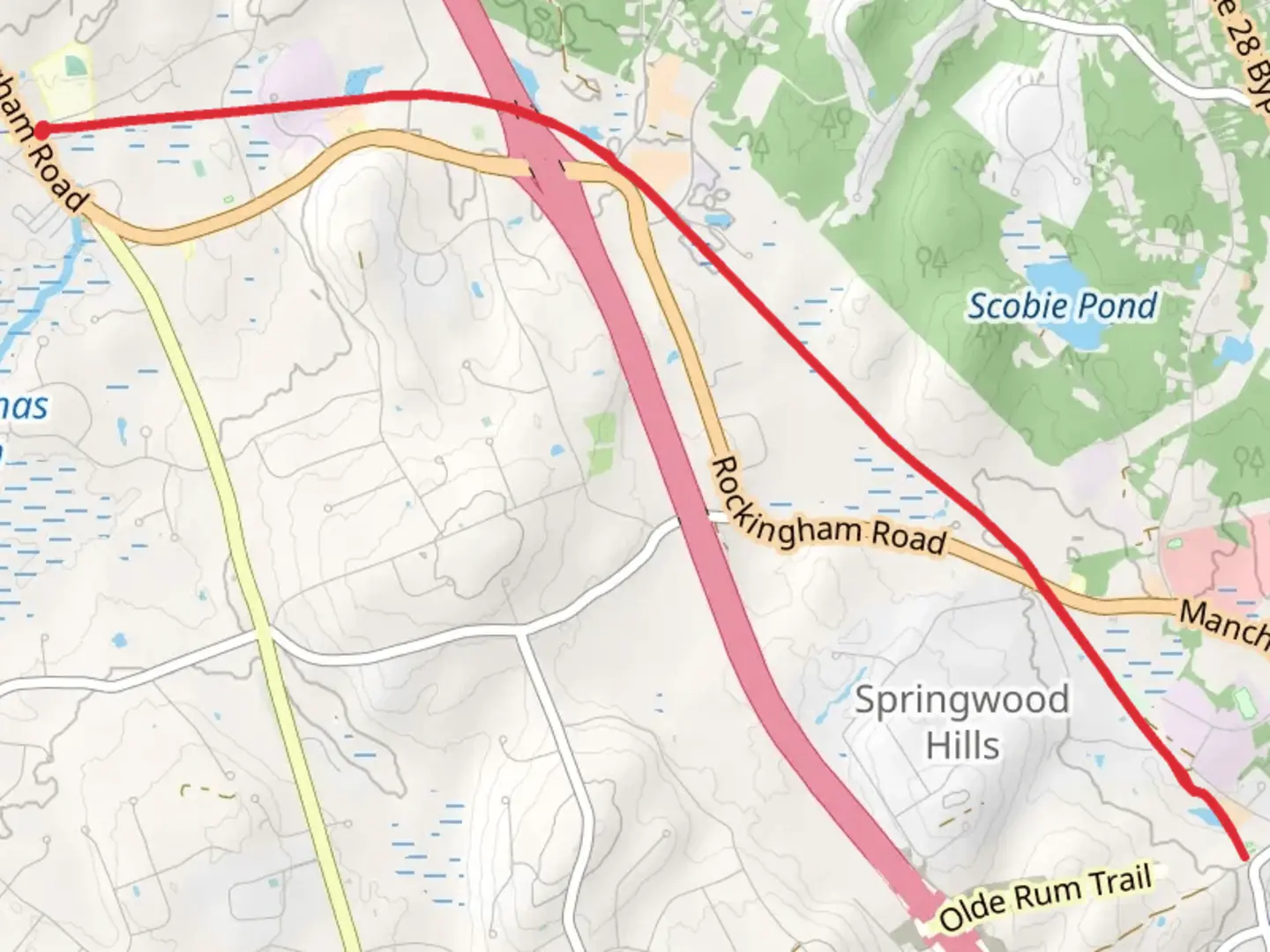 An image depicting the trail Londonderry Rail Trail and its surrounding area.
