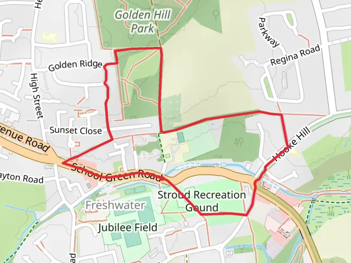 An image depicting the trail Freshwater City Walk and its surrounding area.