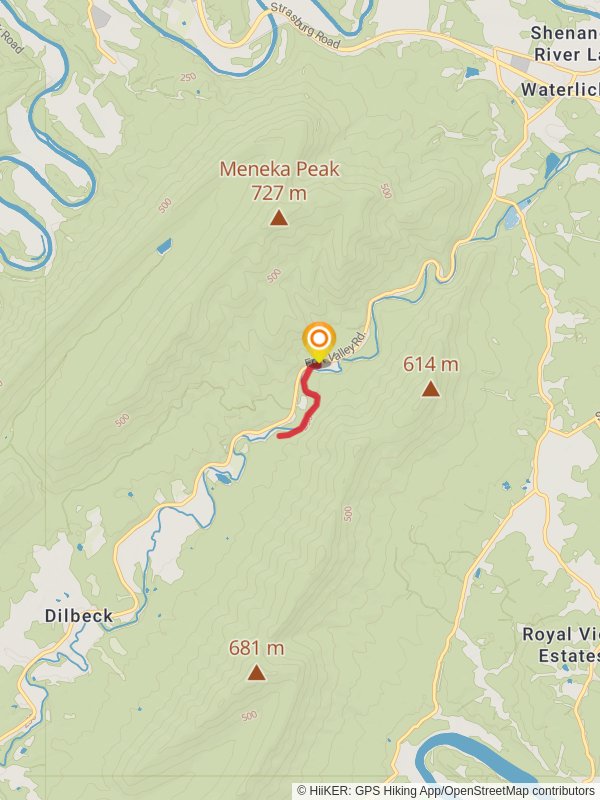 Botts Trail mobile static map