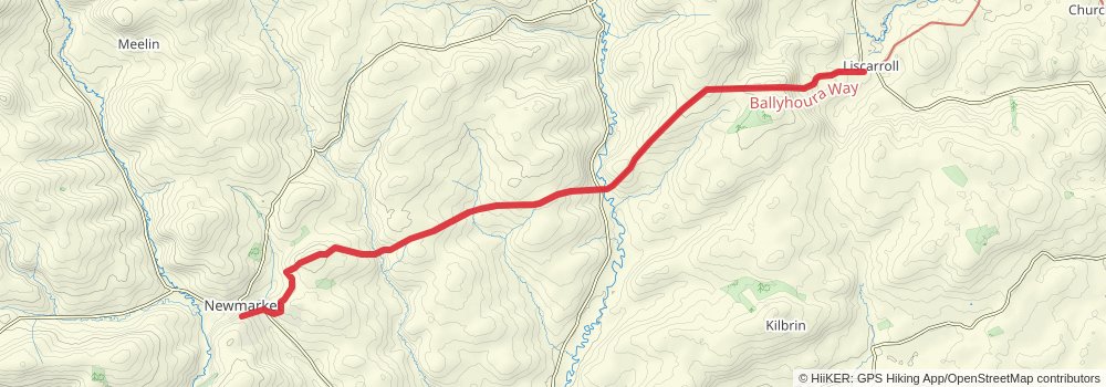 Beara Breifne Way stage 9 Map