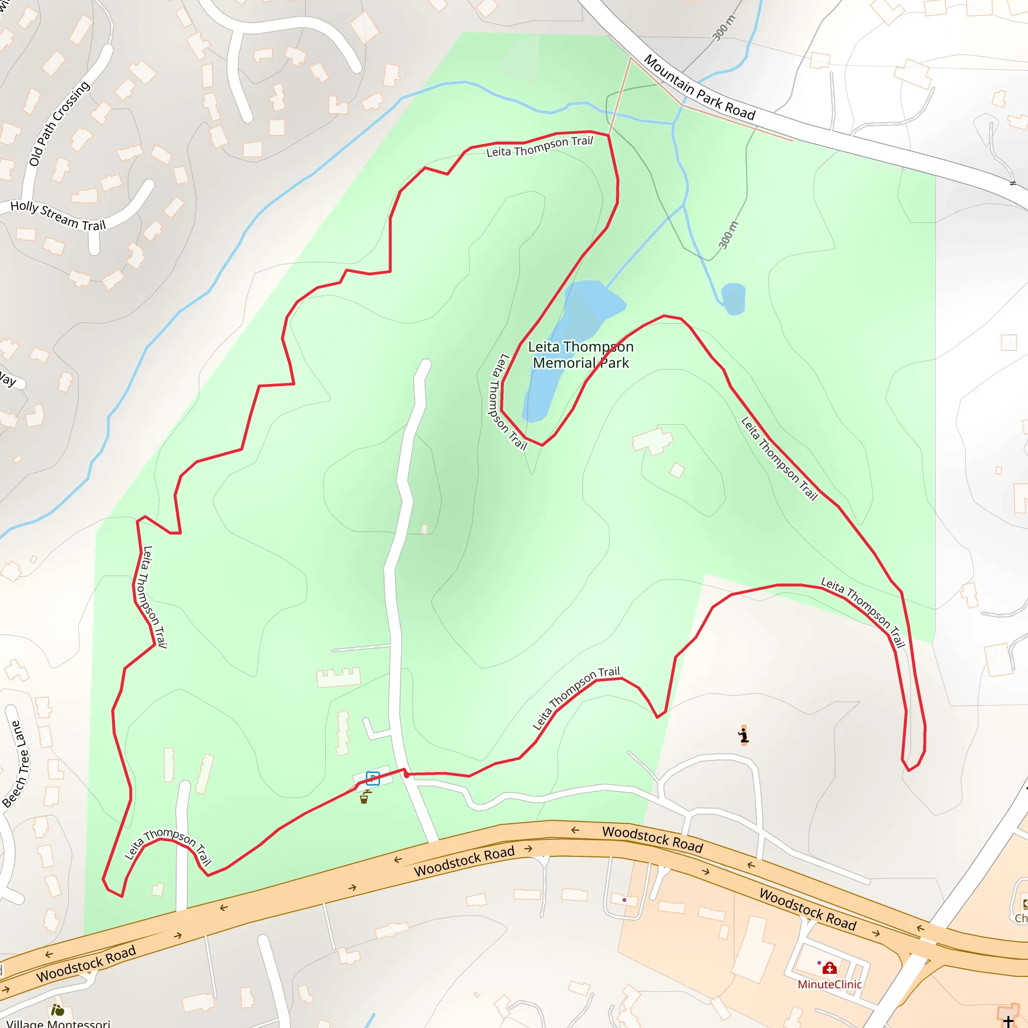 Leita Thompson Memorial Park Loop mobile static map