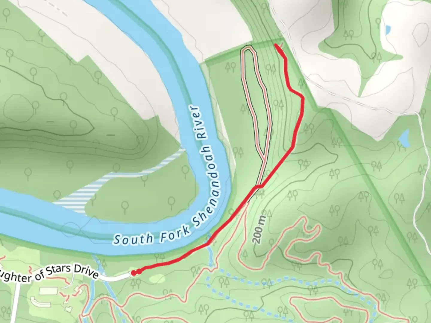 An image depicting the trail Wildcat Ledge Trail and its surrounding area.