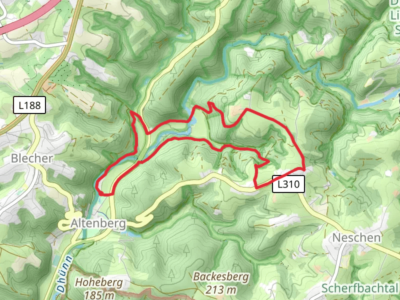 Altenberg, Großgrimberg and Huttchen Loop