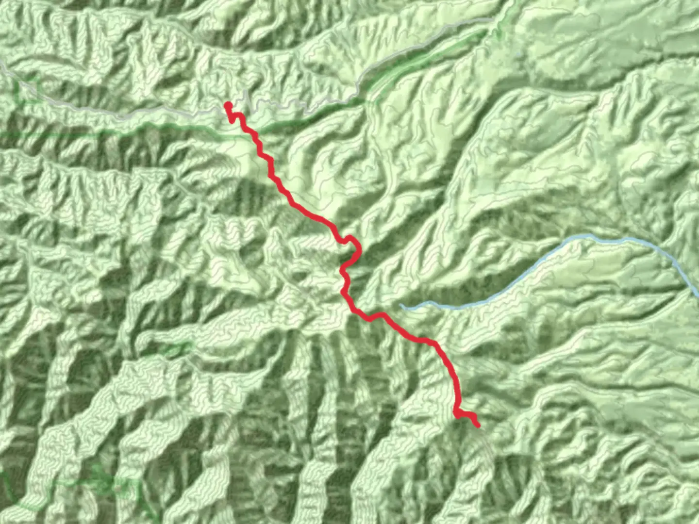 An image depicting the trail Mogollon Baldy Peak via Crest Trail and its surrounding area.
