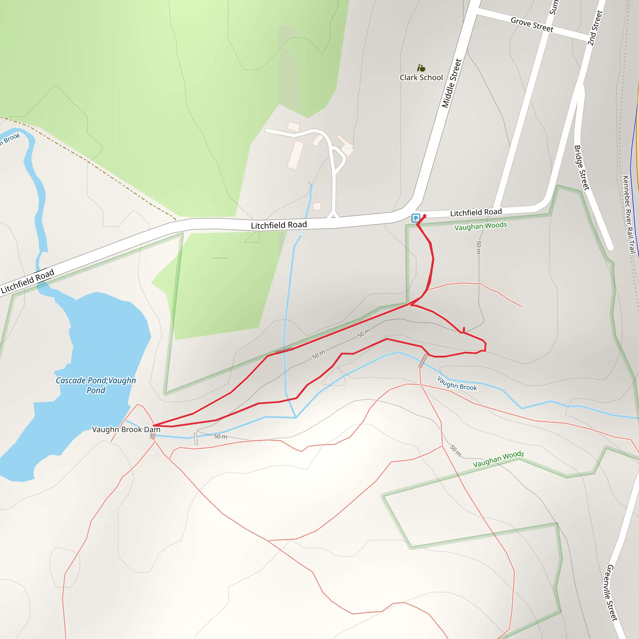 Vaughn Brook Loop mobile static map