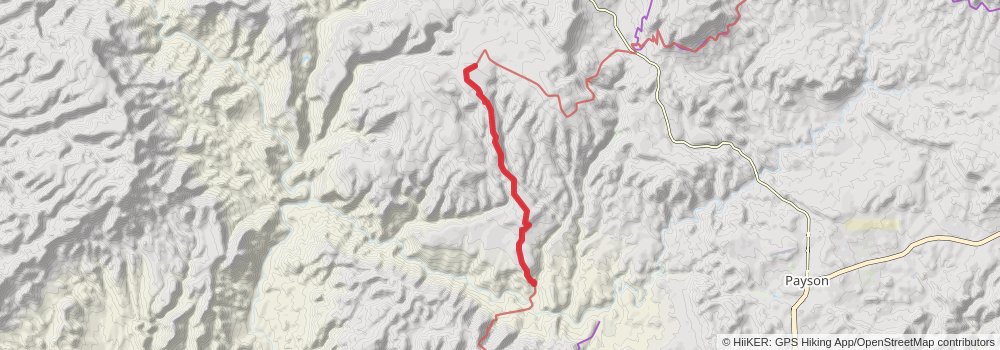 Arizona Trail stage 44 Map