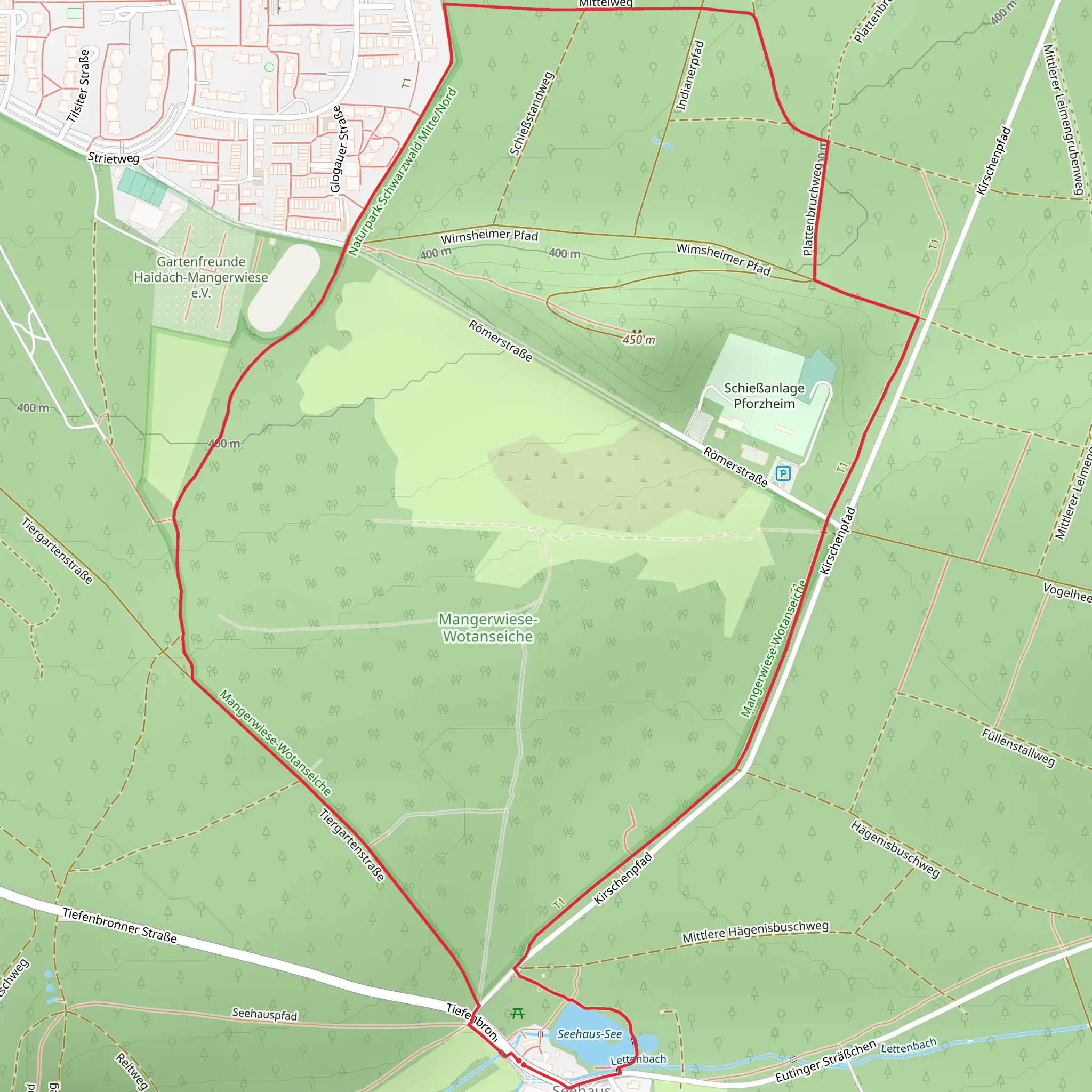 Seehaus See via Mittelweg mobile static map