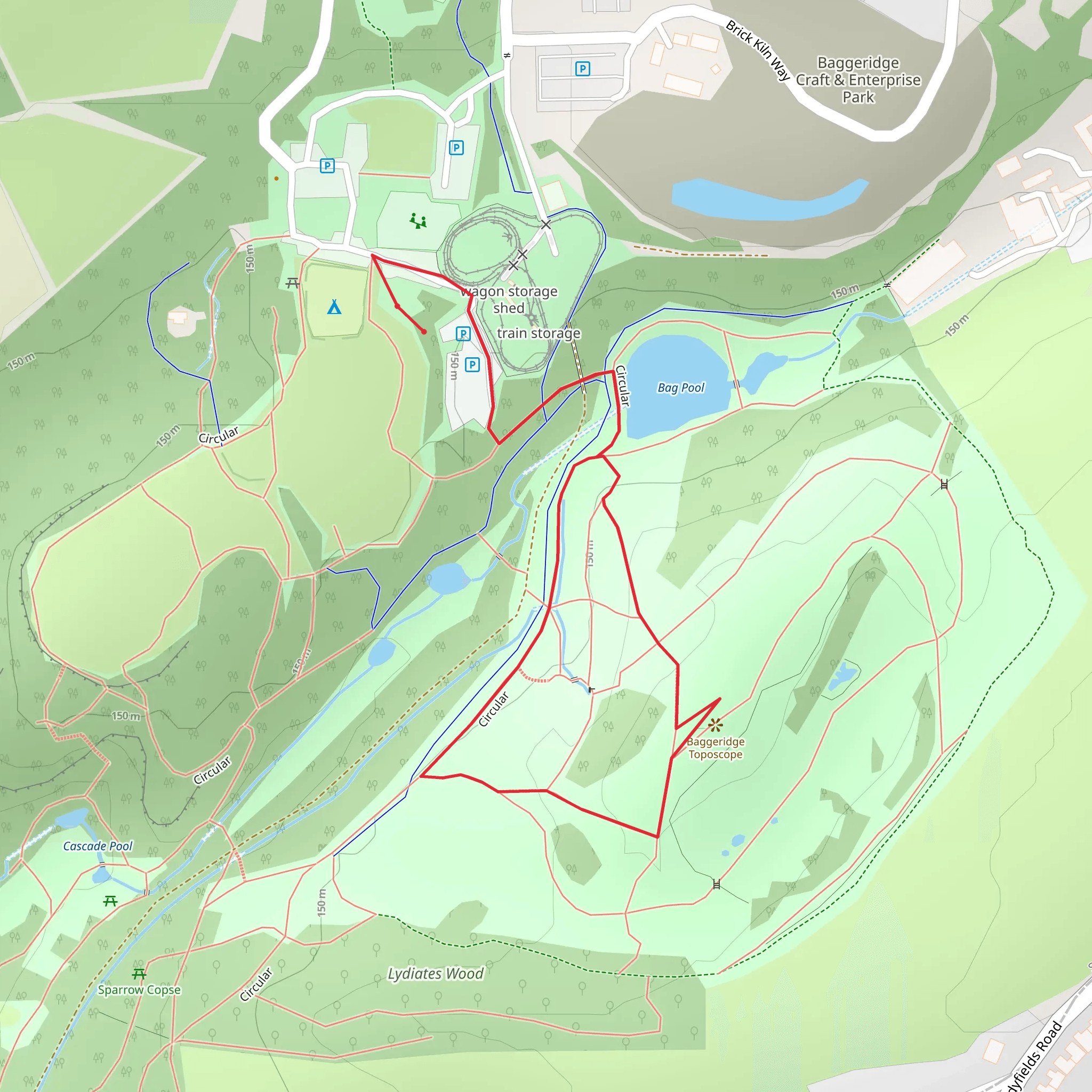 Baggereidge Toloscope mobile static map