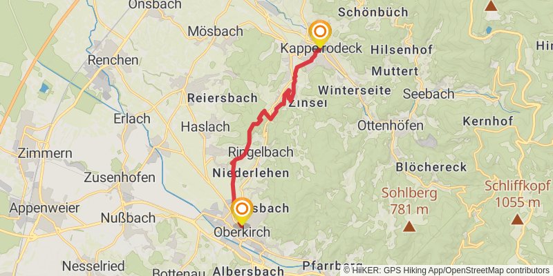 Ortenauer Weinpfad stage 4 Map