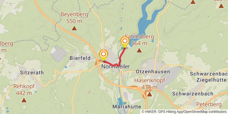 Saar-Hunsrück-Steig spur 5 Map