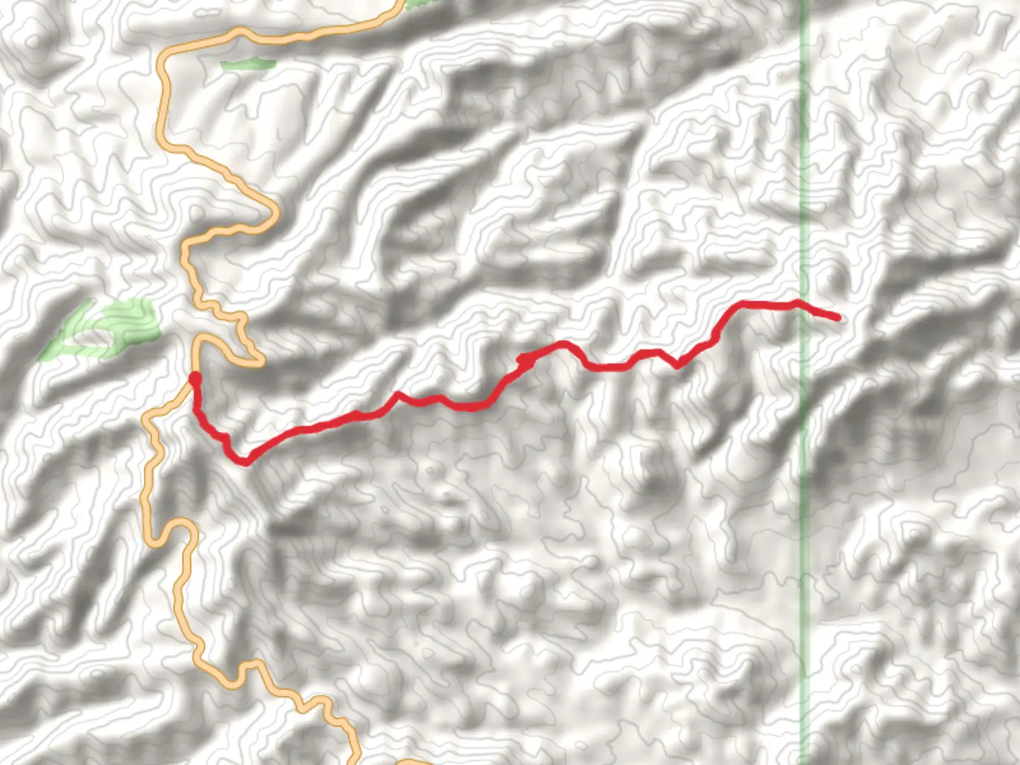 An image depicting the trail Coronado Road Trail Out and Back and its surrounding area.