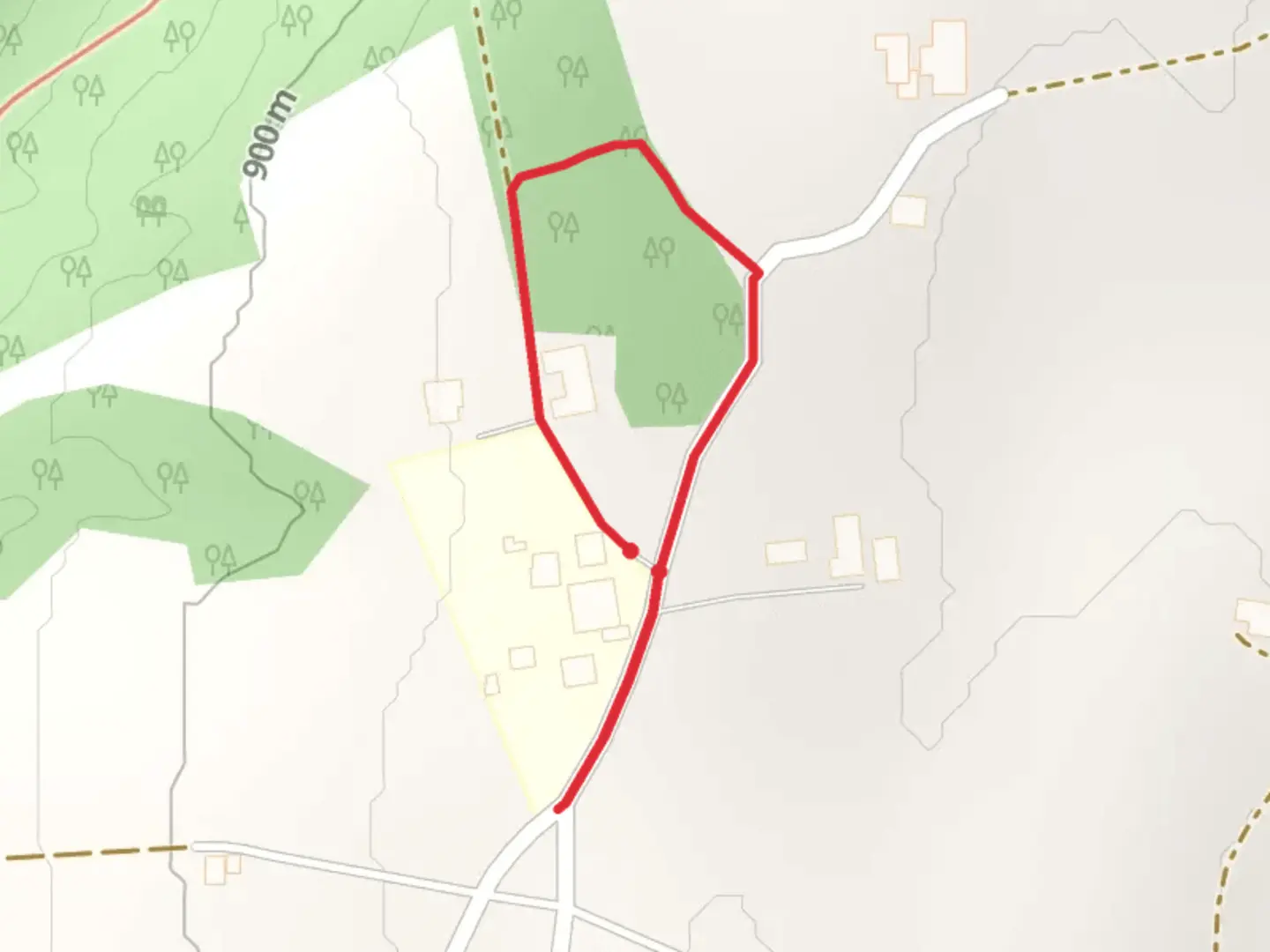 An image depicting the trail Adventsweg Höchmatt - Schwarzenegg and its surrounding area.