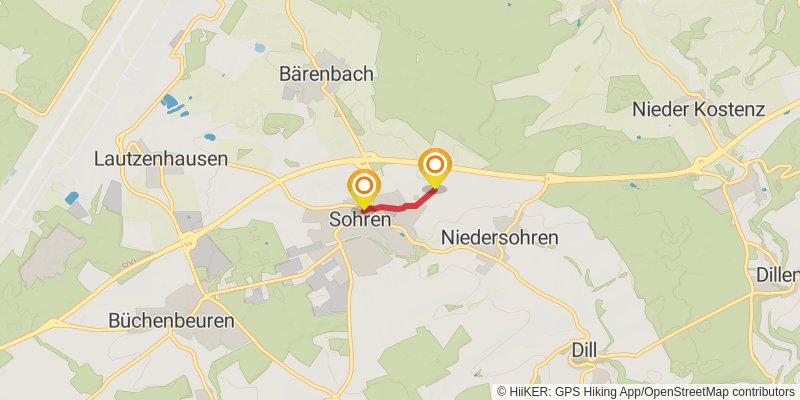 Saar-Hunsrück-Steig spur 6 Map