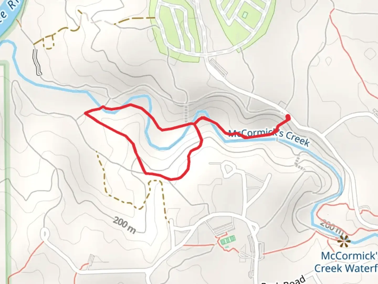 An image depicting the trail Trail 10 and Quarry Loop Trail and its surrounding area.