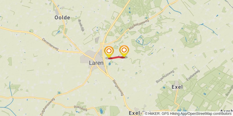 Graafschapspad spur 1 Map