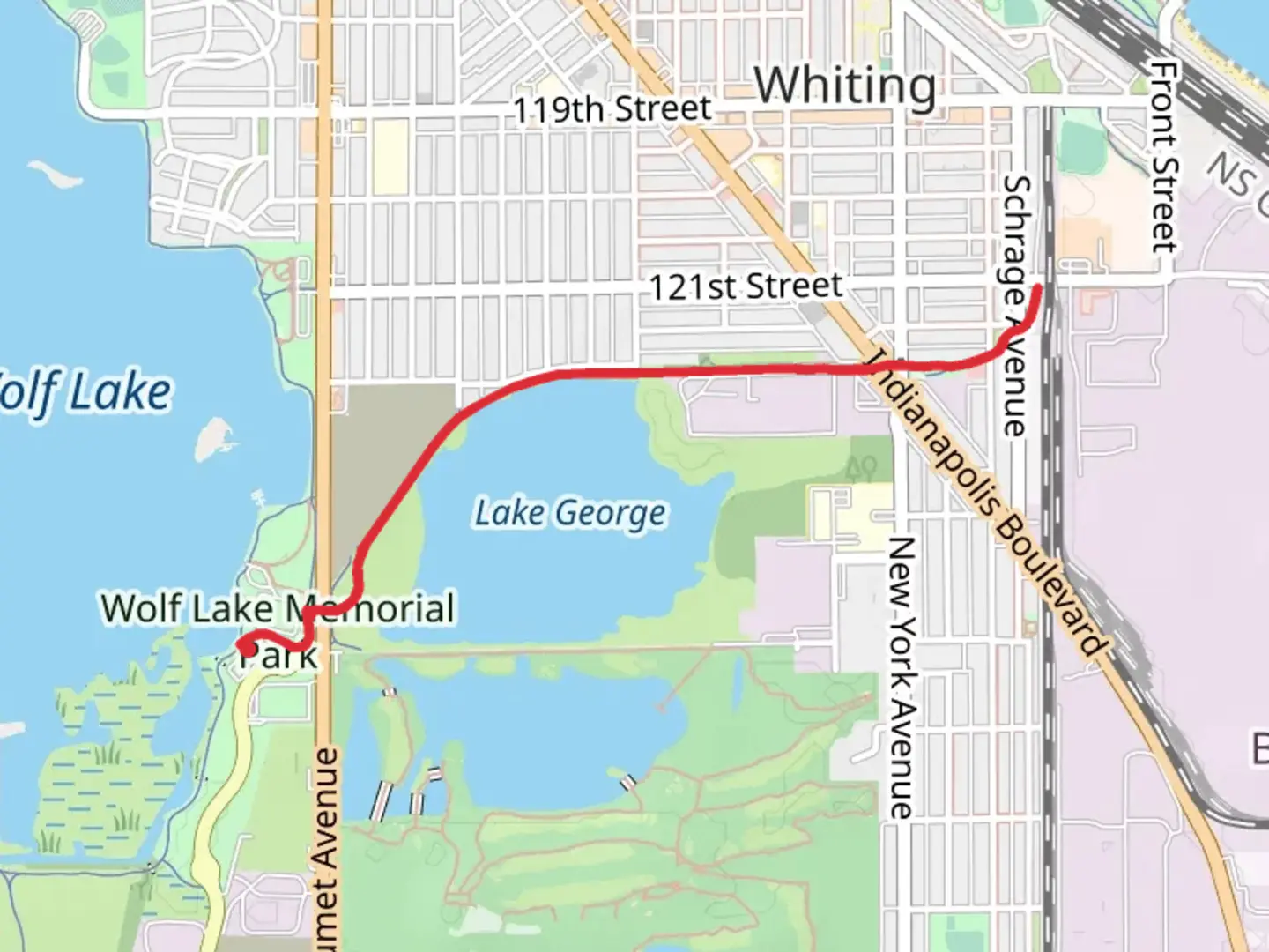An image depicting the trail George Lake Trail and its surrounding area.