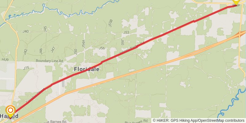 Florida National Scenic Trail stage 5 Map