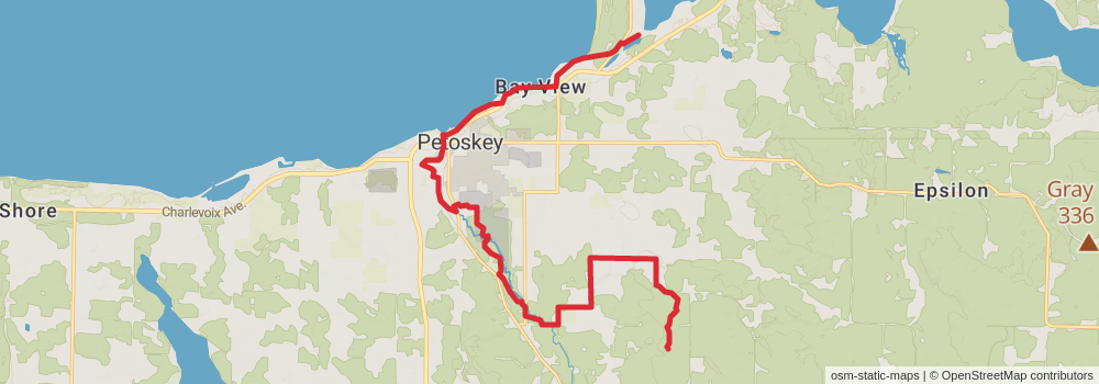 American Perimeter Trail - North Country Primary stage 73 Map