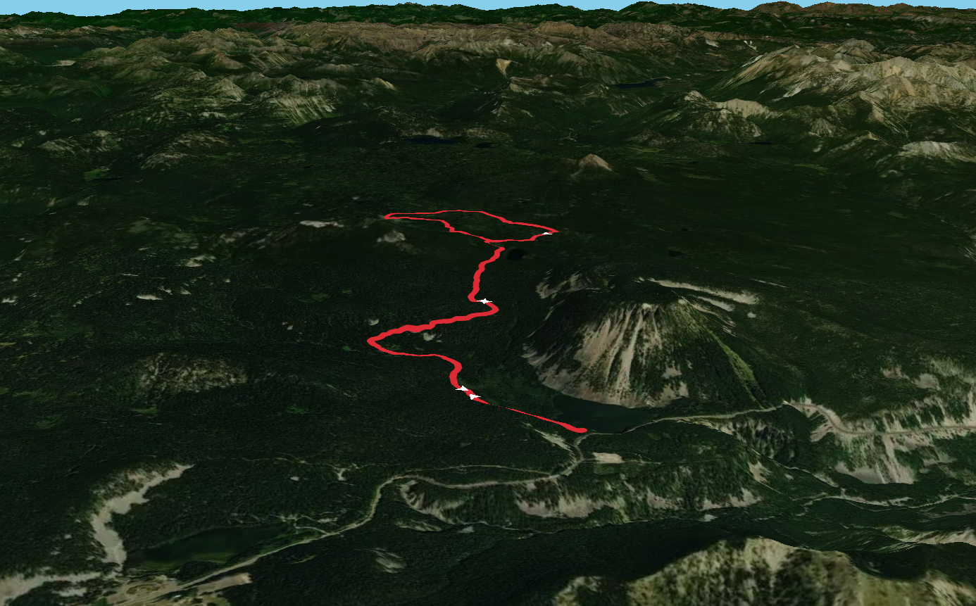 Cramer Lake Trail via Dog Lake