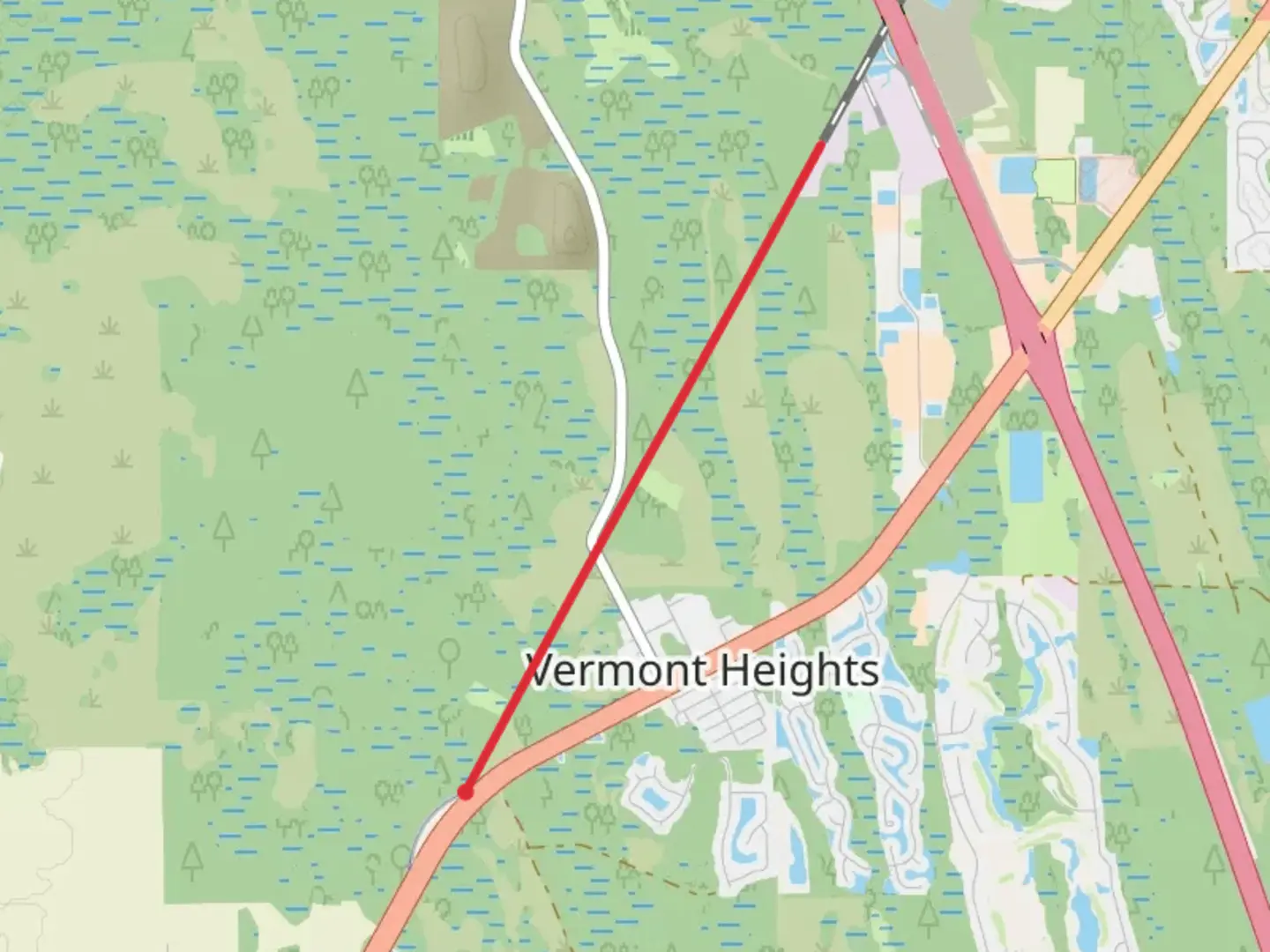 An image depicting the trail Palatka-to-Saint-Augustine State Trail - Short and its surrounding area.