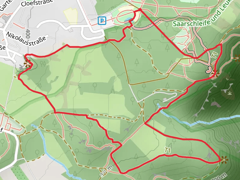 Aussuchtspunkt Cloef, Teufelsstein and Orkelsfels Loop