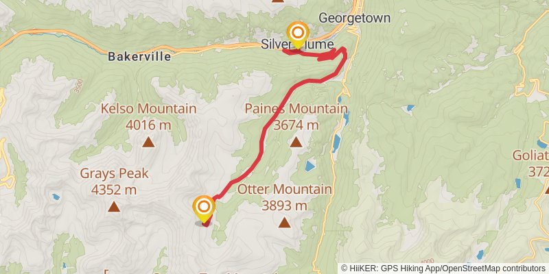 American Discovery Trail North Route stage 227 Map