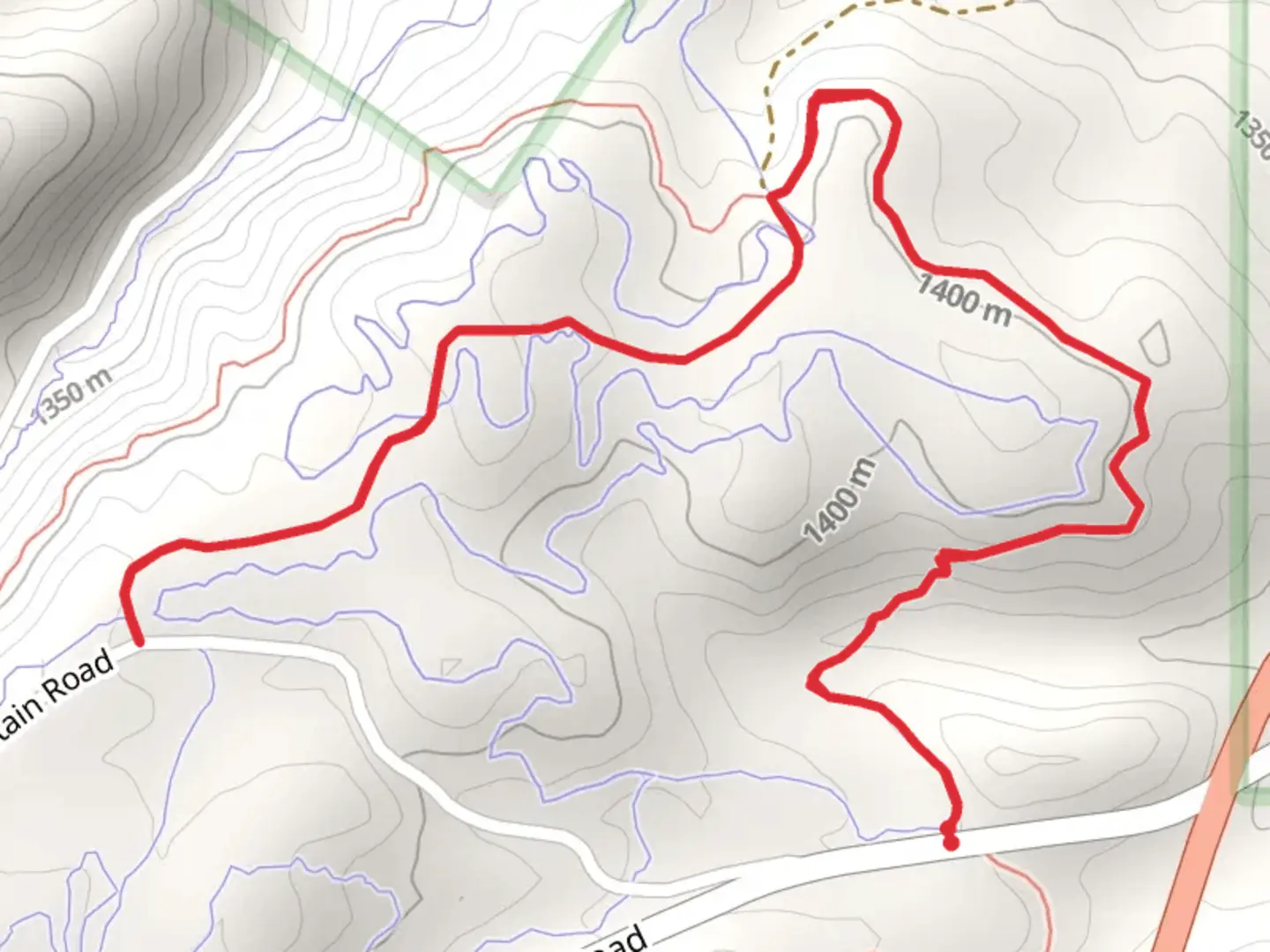 An image depicting the trail Flume Trail Out and Back and its surrounding area.