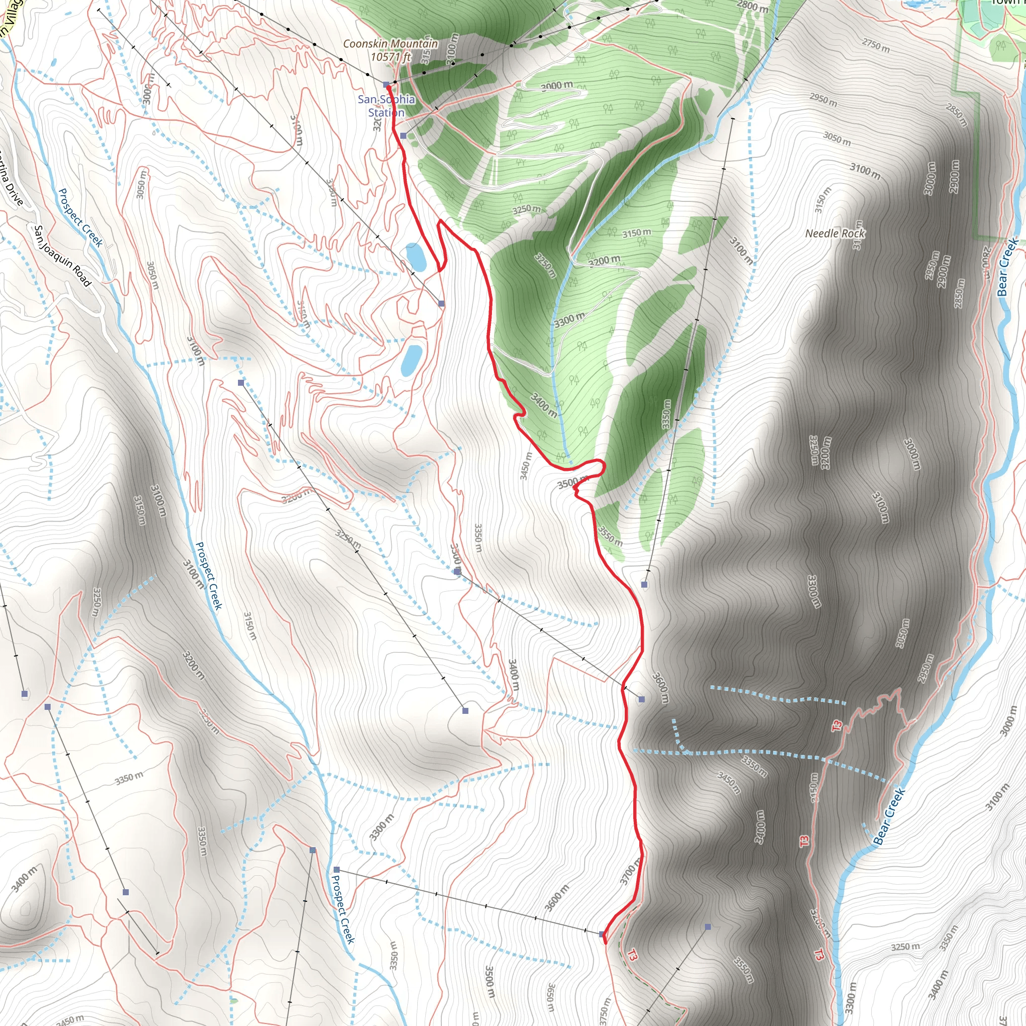 See Forever Trail mobile static map