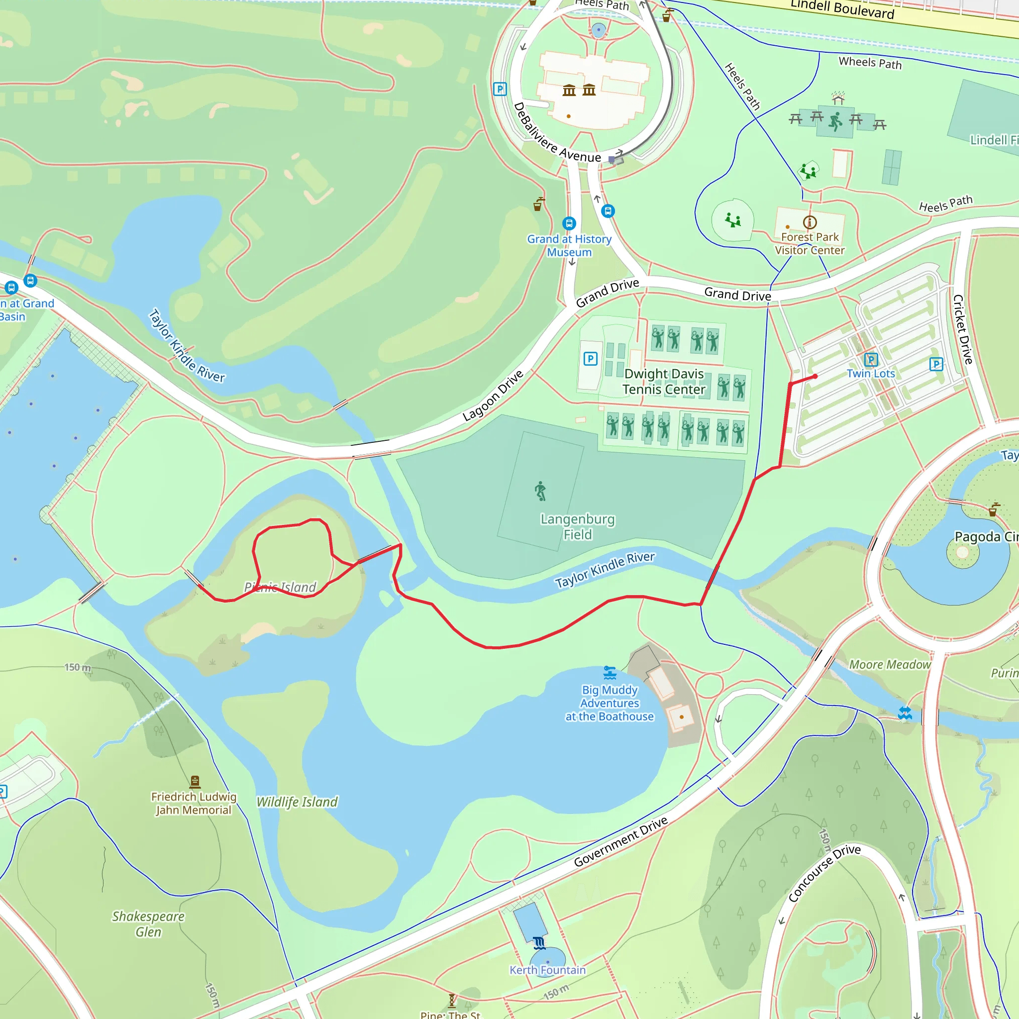 Lagoon Drive Loop mobile static map