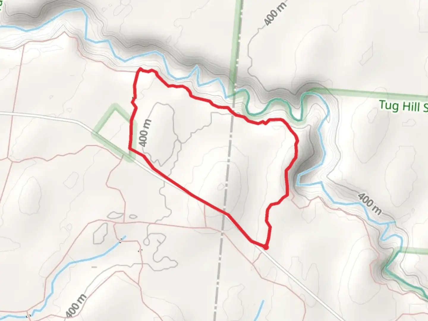An image depicting the trail John Link and John Young Loop Trail and its surrounding area.