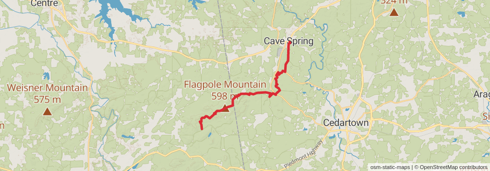 American Perimeter Trail - The South Primary stage 83 Map
