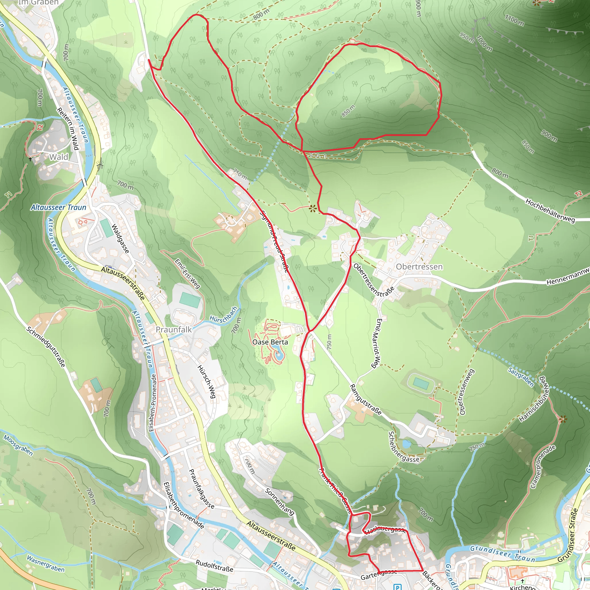 Bärnmoos over Himmelsleiter mobile static map