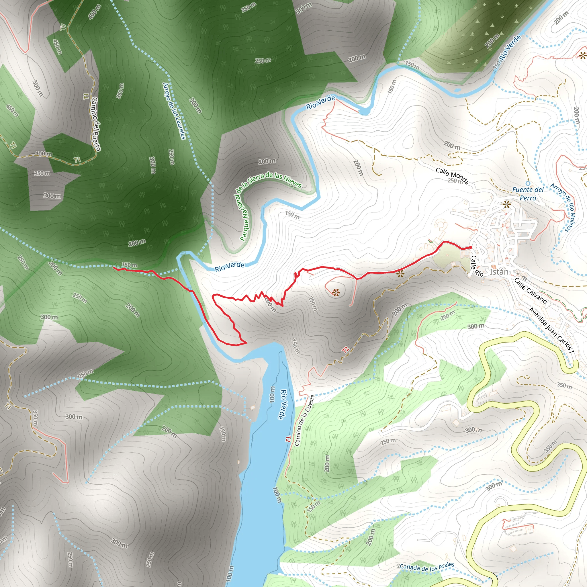 Istán - Cañada de los Laureles mobile static map