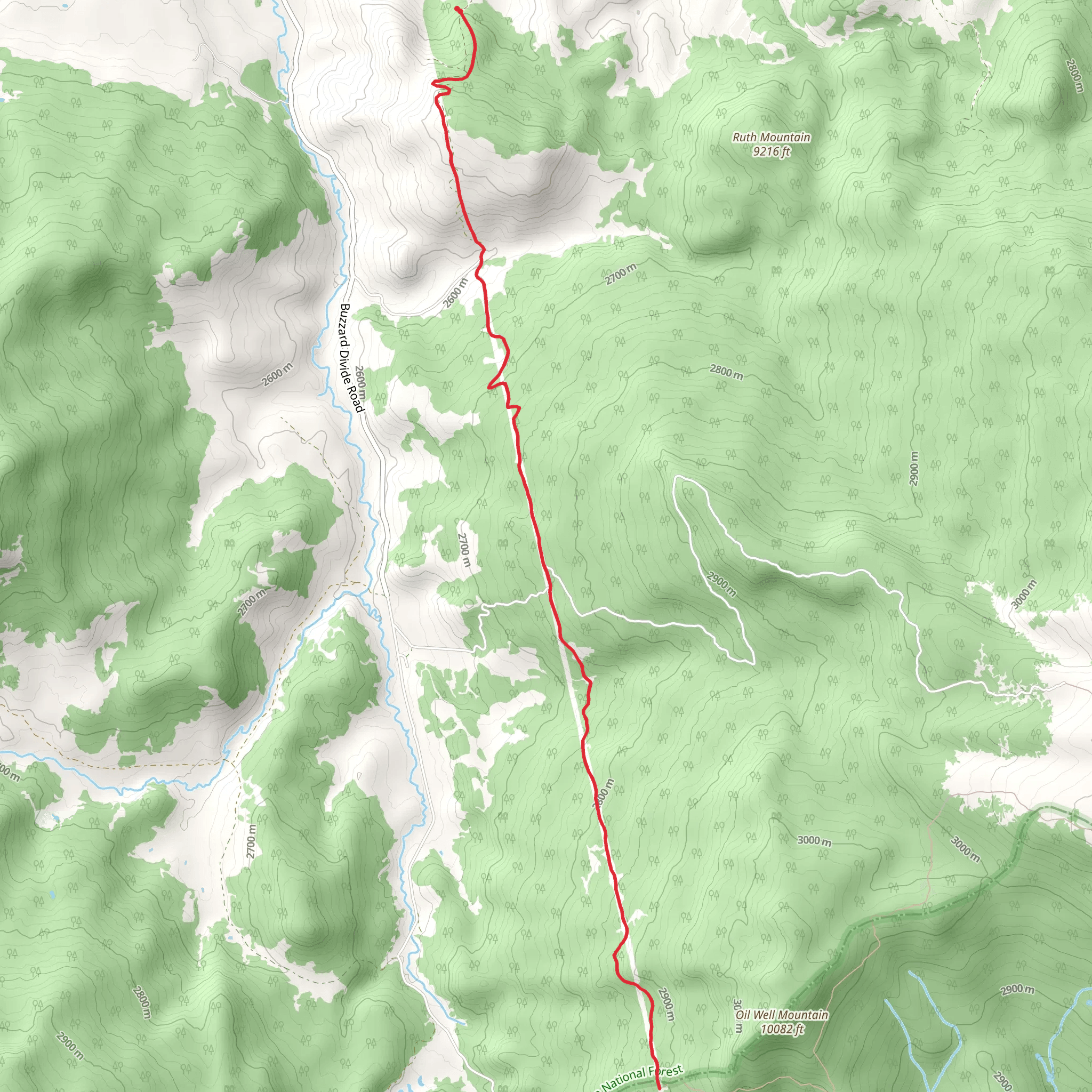 Power Line Trail mobile static map