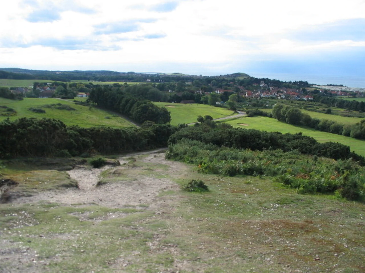 An image depicting the trail Town Hill and Incleborough Hill Loop and its surrounding area.