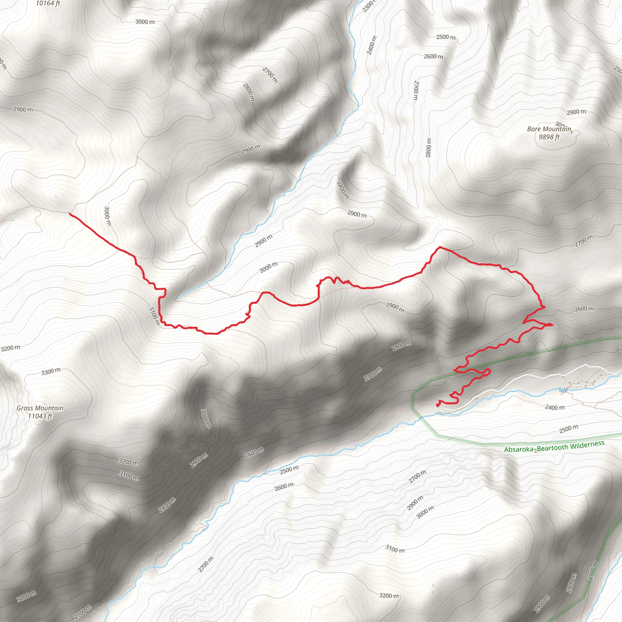 Senia Creek Trail mobile static map