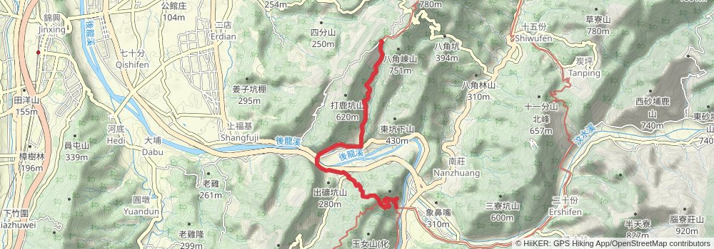 Raknus Selu Trail stage 10 Map