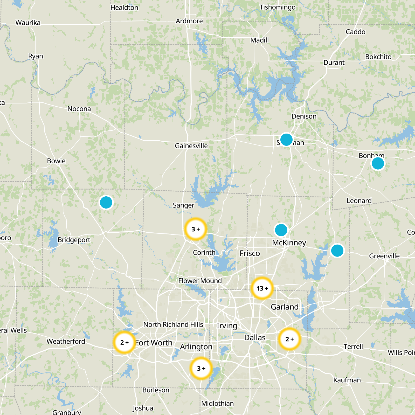 Denton County Static Map