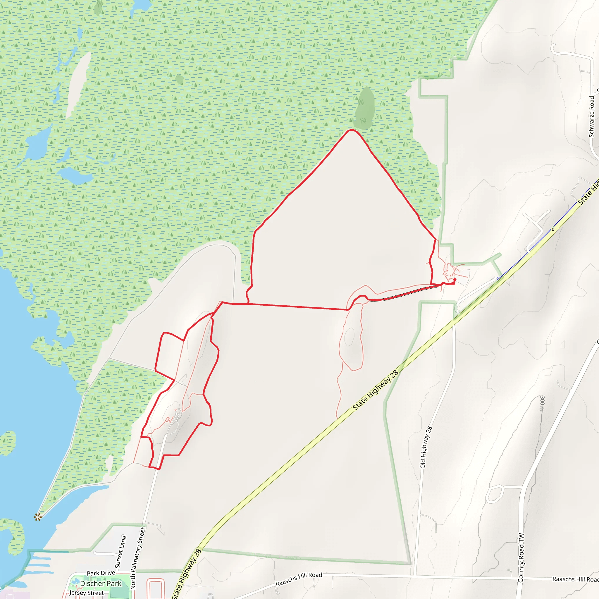 Horicon Marsh Boardwalk and Horicon Marsh Habitat Hike Loop mobile static map
