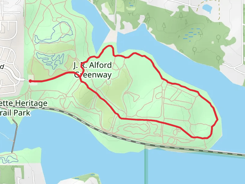Alford and Bluebird Loop Trail