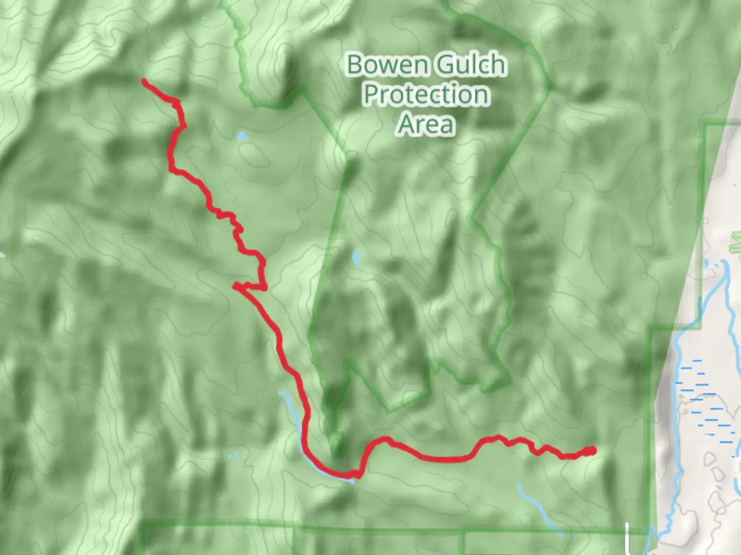 An image depicting the trail Stillwater Pass and its surrounding area.