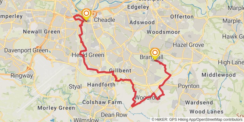 Stockport Loop from Reddish stage 3 Map