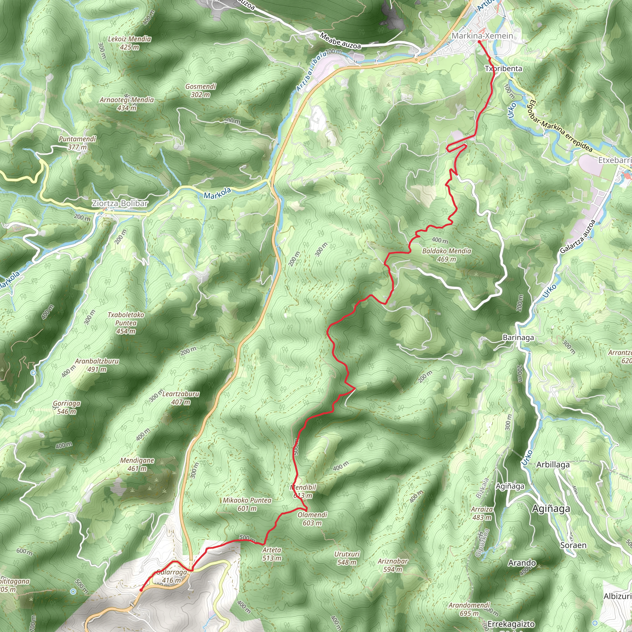 Iturrieta and Trabakua Path PR BI 24 mobile static map