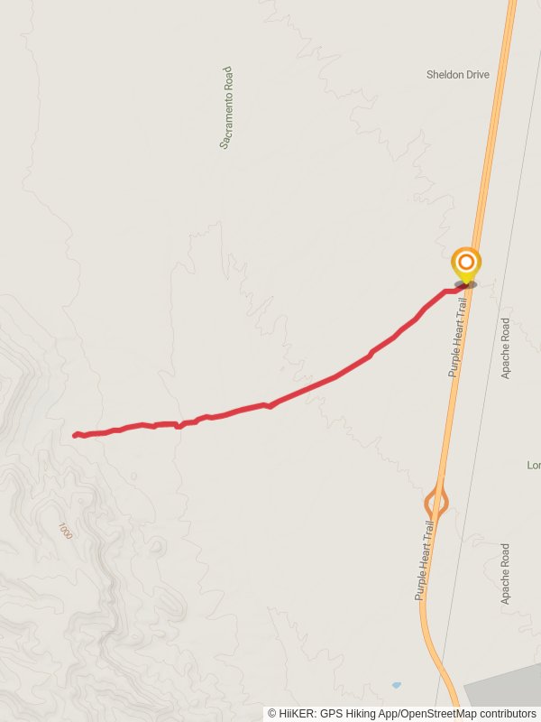 Caliche Spring mobile static map