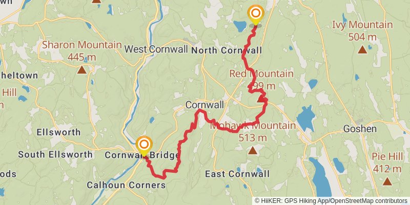 Mohawk Trail Loop stage 2 Map