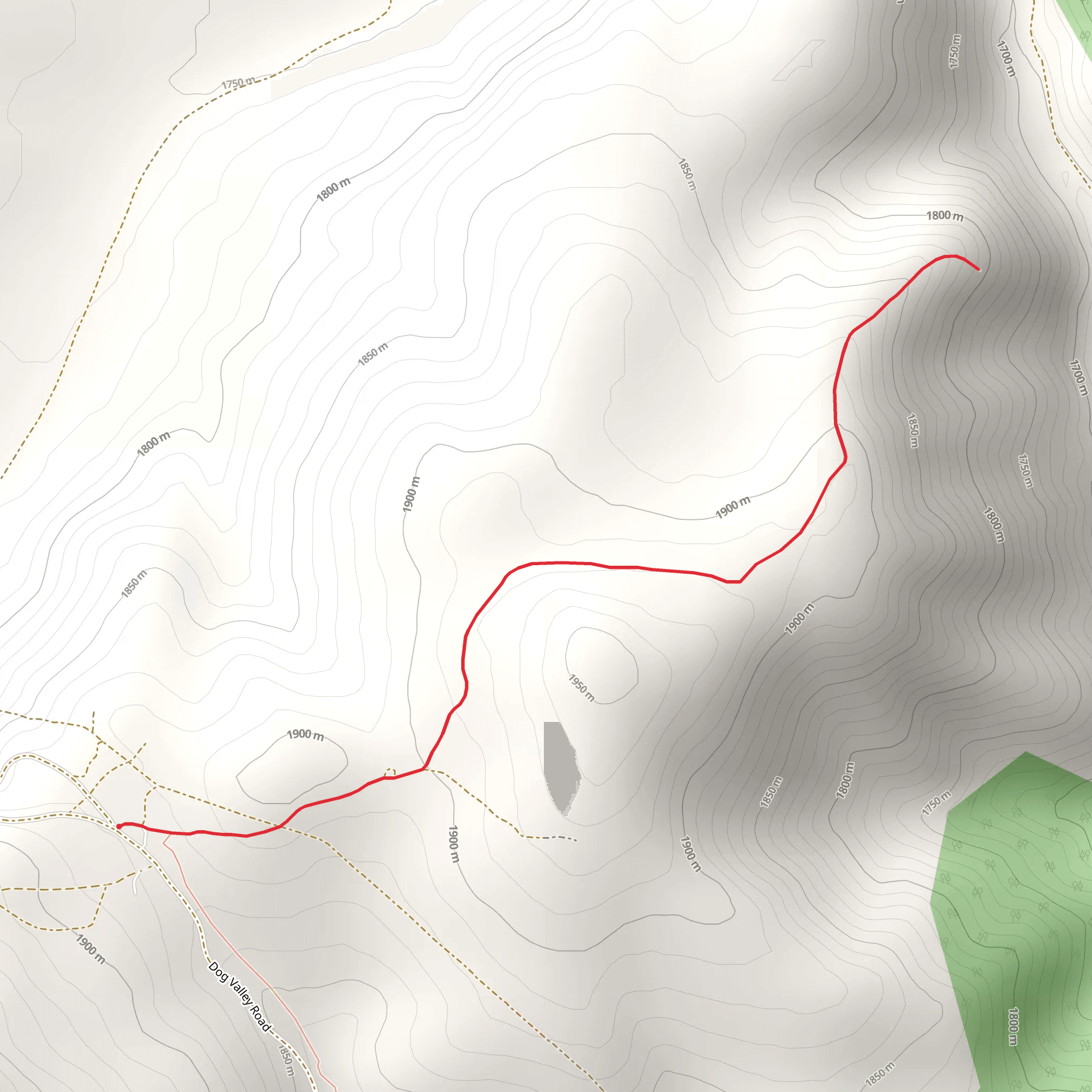 Summit One - Dog Valley Road mobile static map