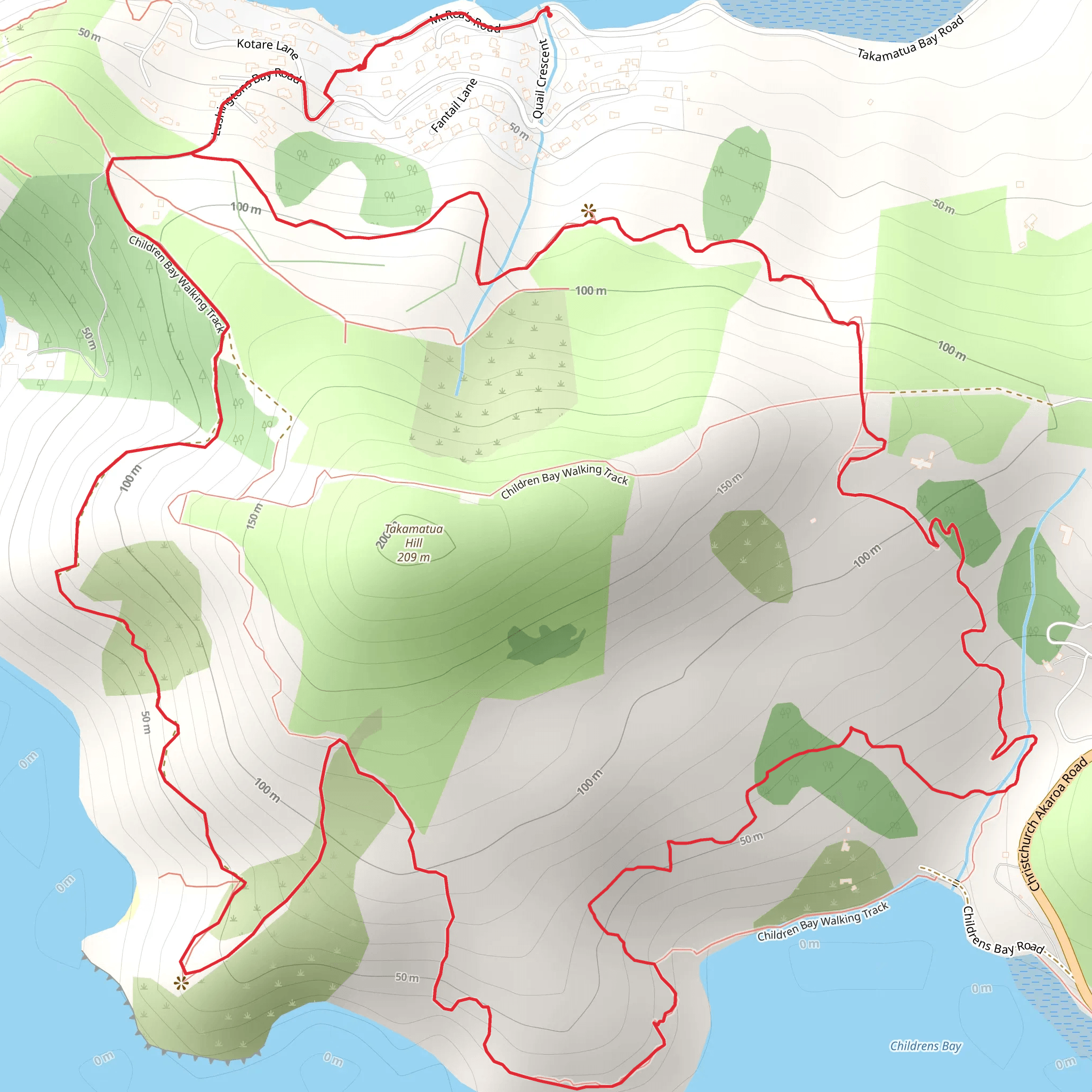 Takamātua Loop mobile static map