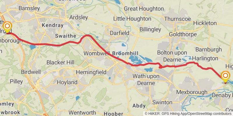 Wild Yorkshire Way stage 42 Map